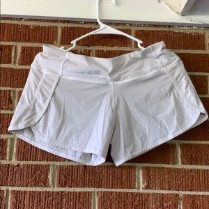 Lululemon speed shorts